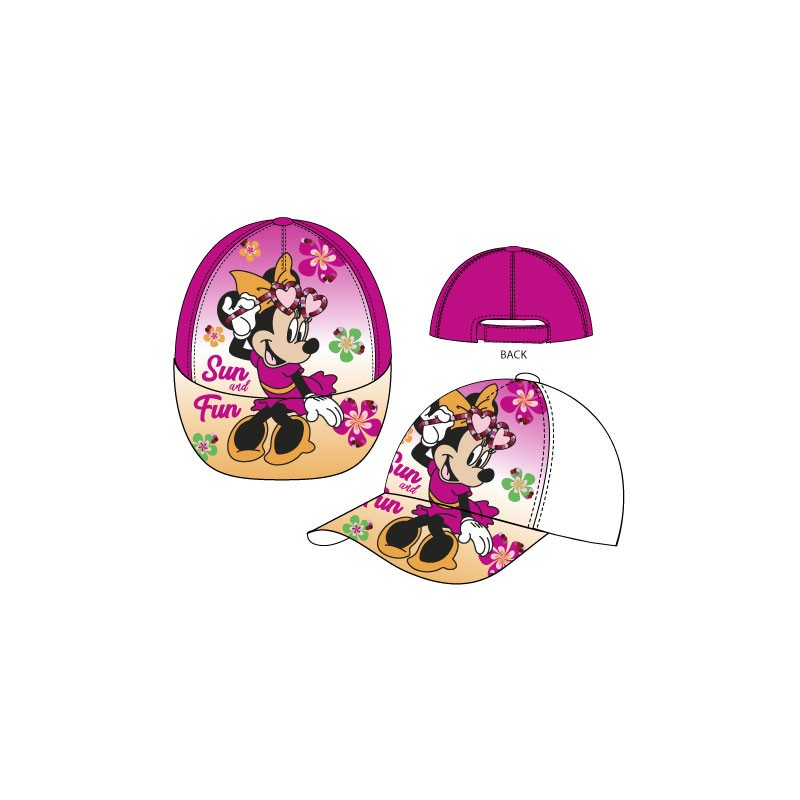 Casquette de baseball pour enfants Disney Minnie Sun 52-54 cm