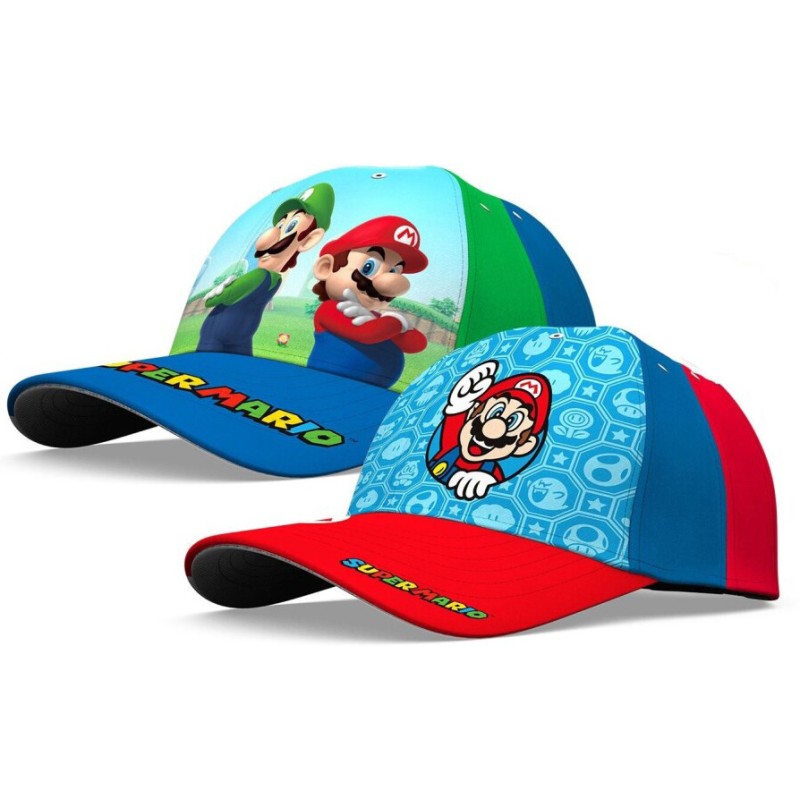 Super Mario & Luigi kids baseball cap 52-54 cm