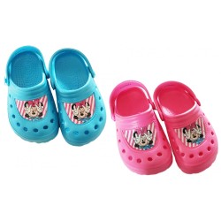 Disney Minnie  children's clog slippers 24-31