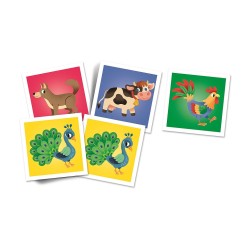 Jeu de mémoire 48 pièces Animaux de la ferme Clementoni