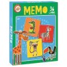 Jeu de mémoire Animaux sauvages 36 pièces