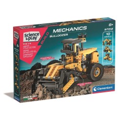 Kit de construction Bulldozer 10 en 1 pour mécanique de véhicule Clementoni