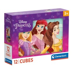 Disney Princess Happy Space Fairytale Cubes 12 pièces Clementoni