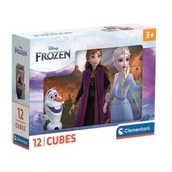 Ensemble de dés de conte de fées Disney Frozen 12 pièces. Clémentoni