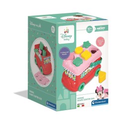 Disney Minnie  Red shape sorter bus Clementoni