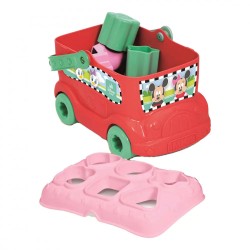 Disney Minnie  Red shape sorter bus Clementoni