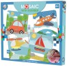 Vehicle foam mosaic creative set