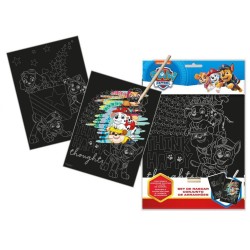 Paw Patrol scratch picture scratch set