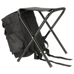 Backless fishing touring chair black