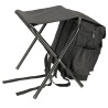 Backless fishing touring chair black