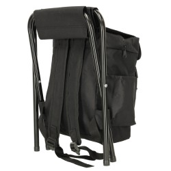 Backless fishing touring chair black
