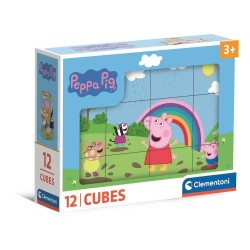 Peppa Pig Nature Class mesekocka 12 db-os Clementoni