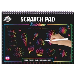 Colour Rainbow scratch art kit