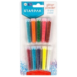 Colour glitter set 10 pcs