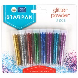 Colour glitter set 8 pcs