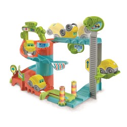 Colour Fun Garage skill-developing garage set with somersault car Clementoni