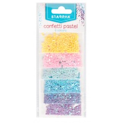 Confettis pastel colorés pour fêtes