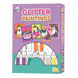 Unicorn creative set with glitter