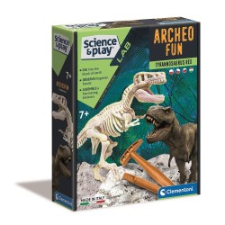 Coffret Archéologique Lumineux Dinosaure Archéo Fun Clementoni