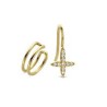 Victoria Gold-colored earring and ear cuff