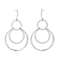 Boucles d'oreilles Victoria en argent