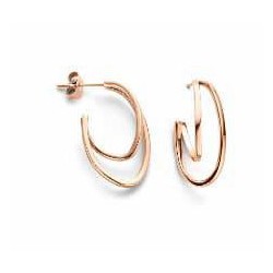 Boucles d'oreilles Victoria en or rose