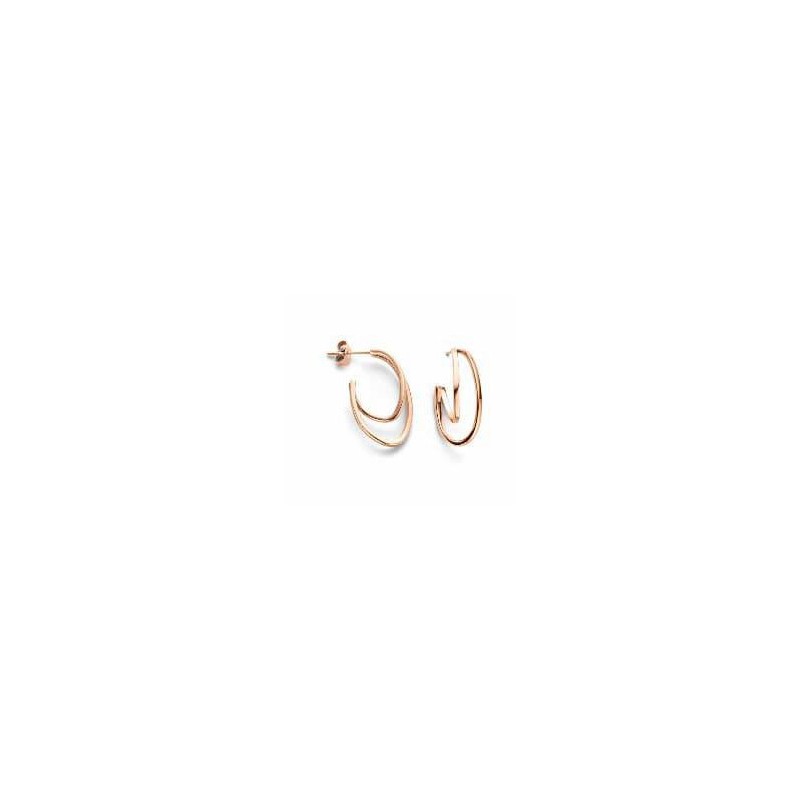 Victoria Rose gold earrings