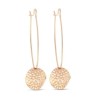 Victoria Rose gold colored earring