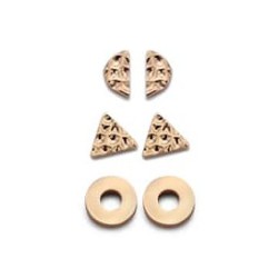 Victoria Rose Gold Earring Set