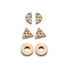 Victoria Rose Gold Earring Set