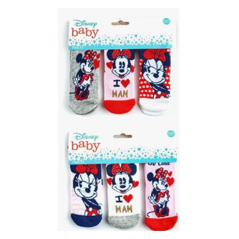 Disney Minnie  baby socks 0-12 months