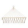 Garden hammock boho mesh tassel 200cm ecru