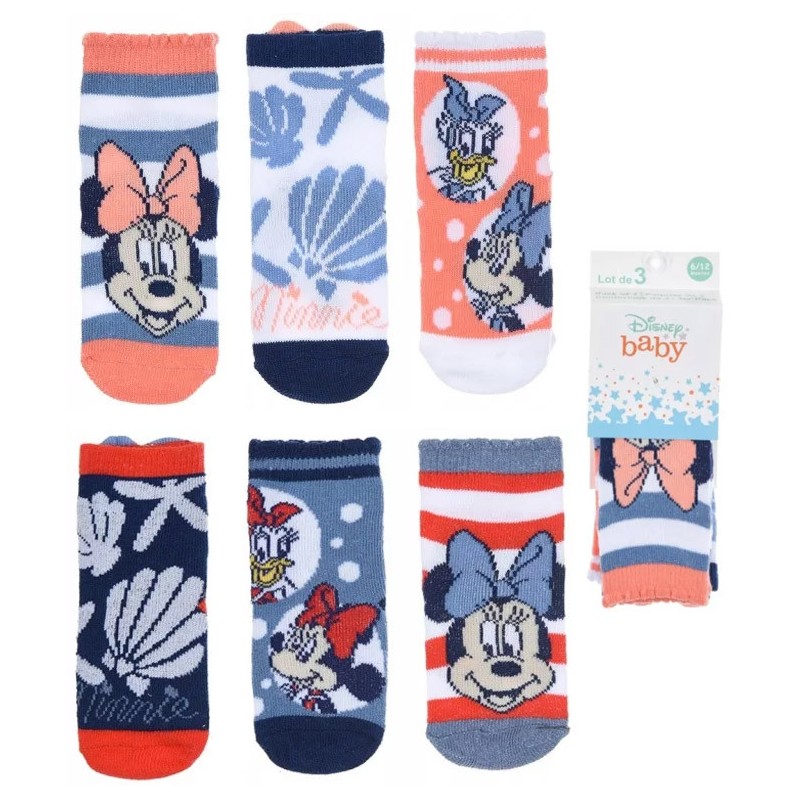 Disney Minnie  baby socks 0-12 months