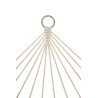 Garden hammock boho mesh tassel 200cm ecru