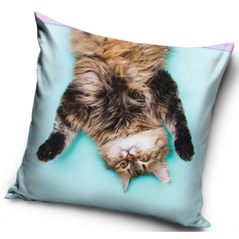 Cat pillowcase 40x40 cm