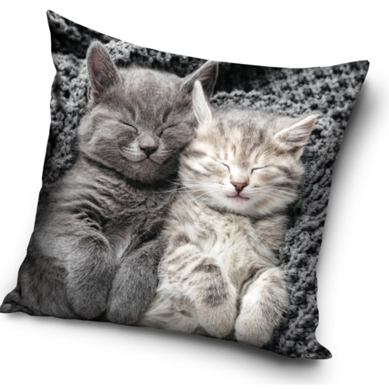 Cat pillow cover 40*40 cm