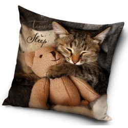 Cat pillowcase 40x40 cm