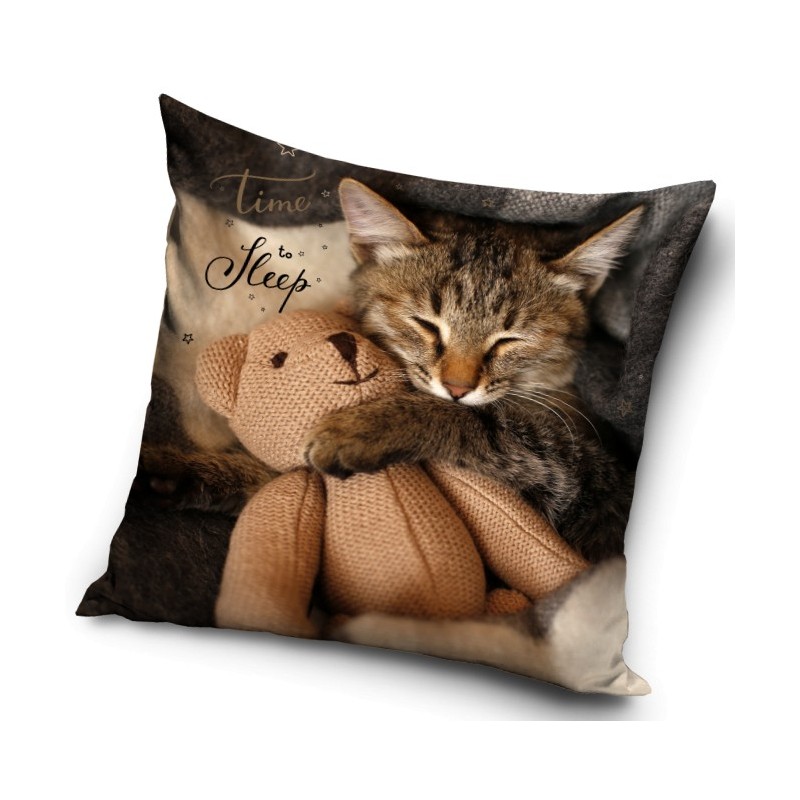 Cat pillowcase 40x40 cm