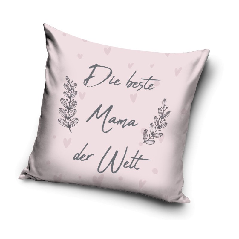 Mother Die beste Mama pillowcase 40x40 cm