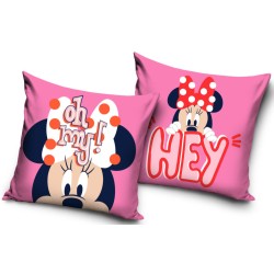 Taie d'oreiller Disney Minnie Hey 40x40 cm Velours