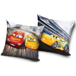 Housse de coussin décorative Disney Cars Race 40x40 cm Velours