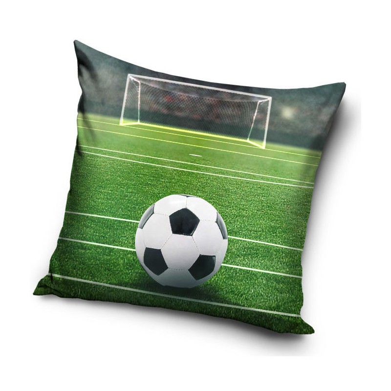 Football Final Goal Velour Cushion Cover 40x40 cm