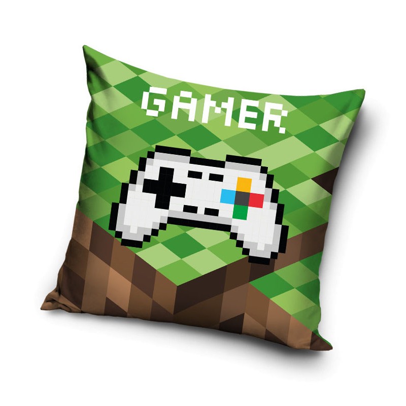 Gamer Blocks  Velvet pillowcase 40x40 cm