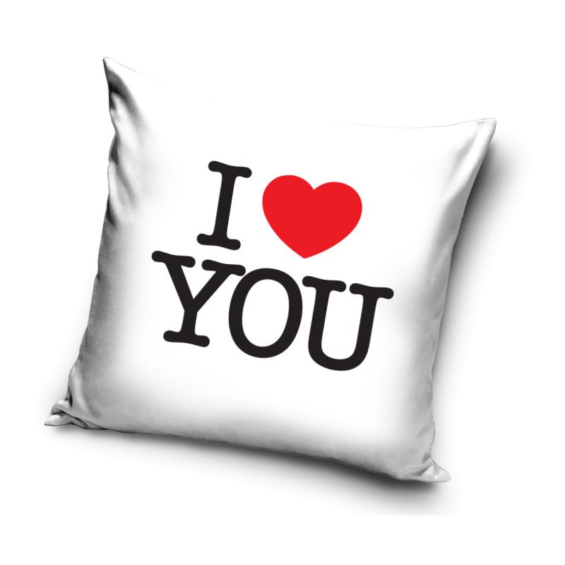 Love I love you pillowcase 40*40 cm