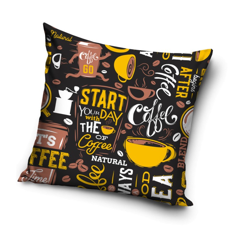 Coffee pillow cover 40*40 cm