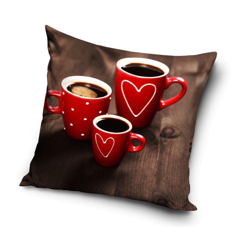 Coffee pillowcase 40*40 cm