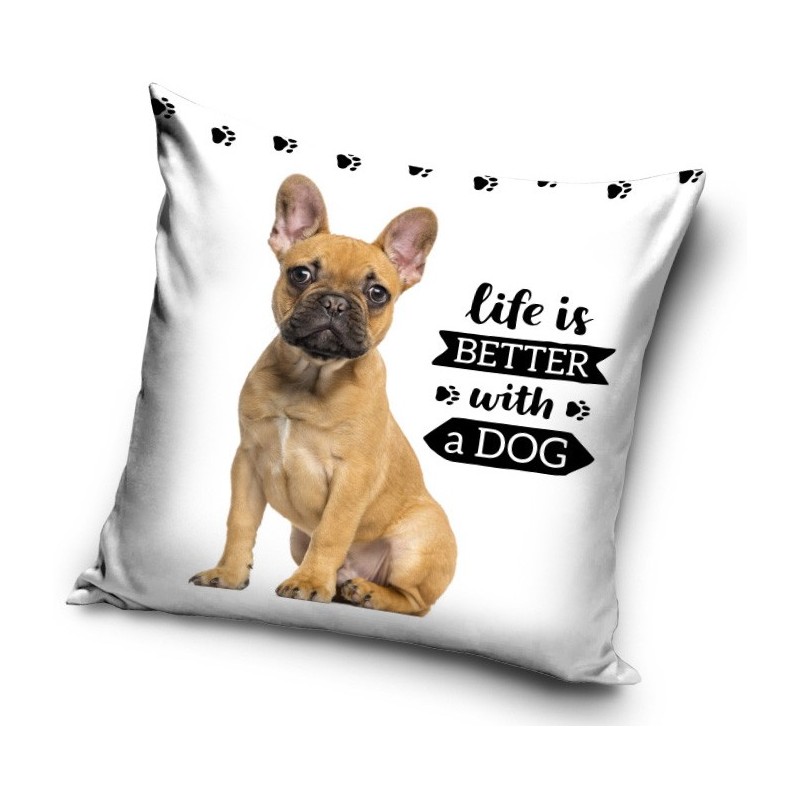 Dog pillowcase 40x40 cm