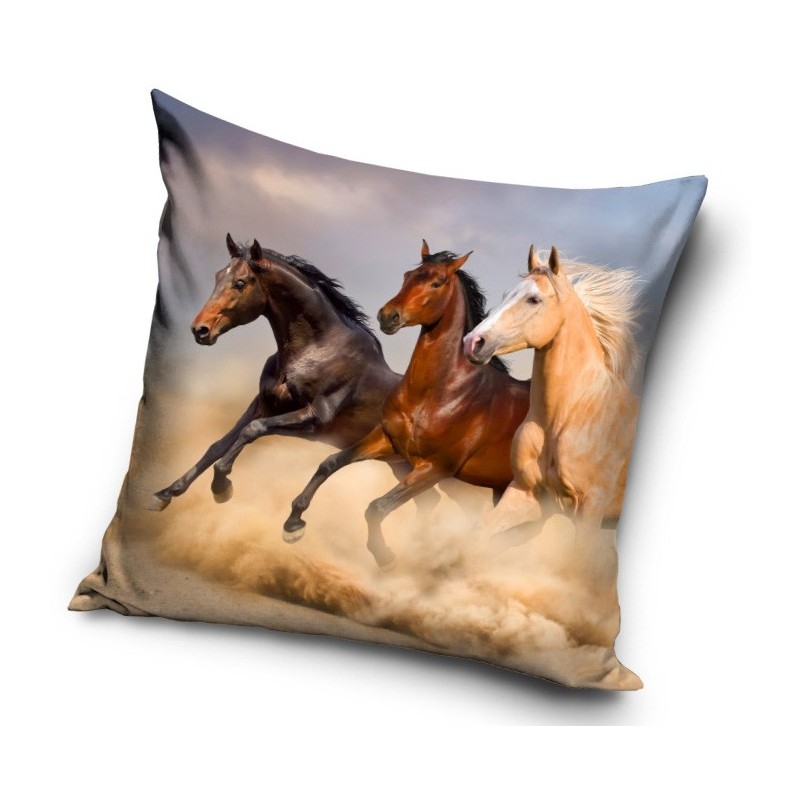 Horses pillowcase 40*40 cm