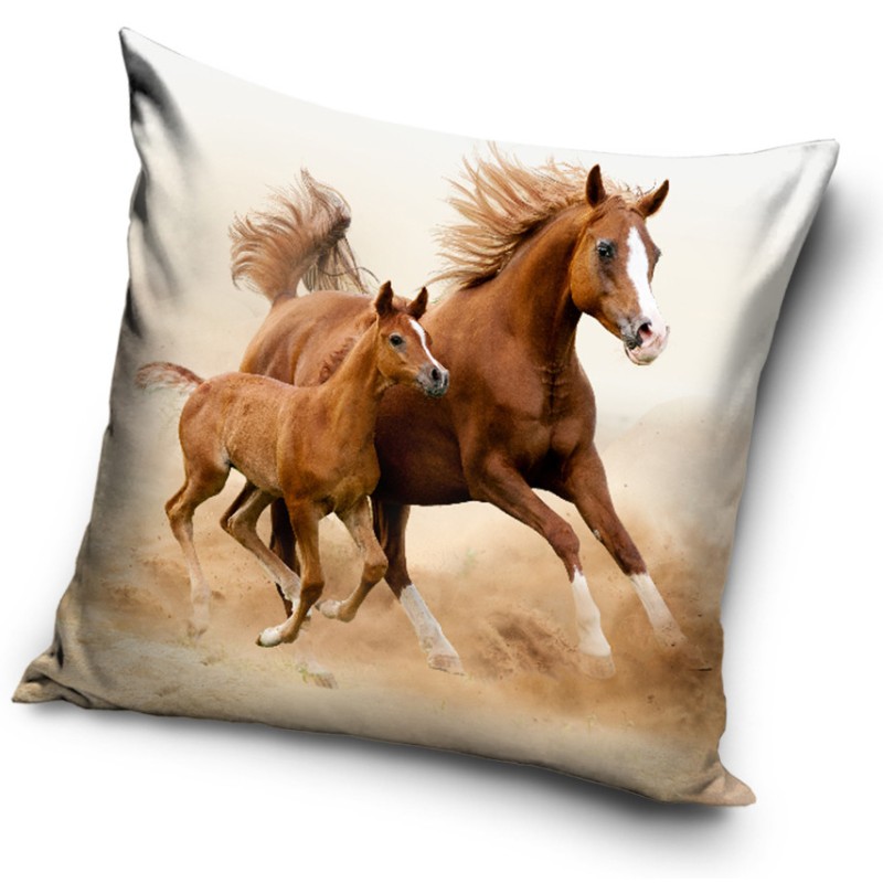 Horses pillowcase 40*40 cm