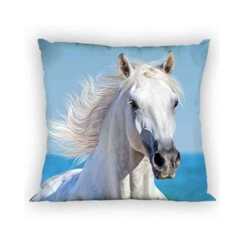 Horses White cushion cover 40*40 cm